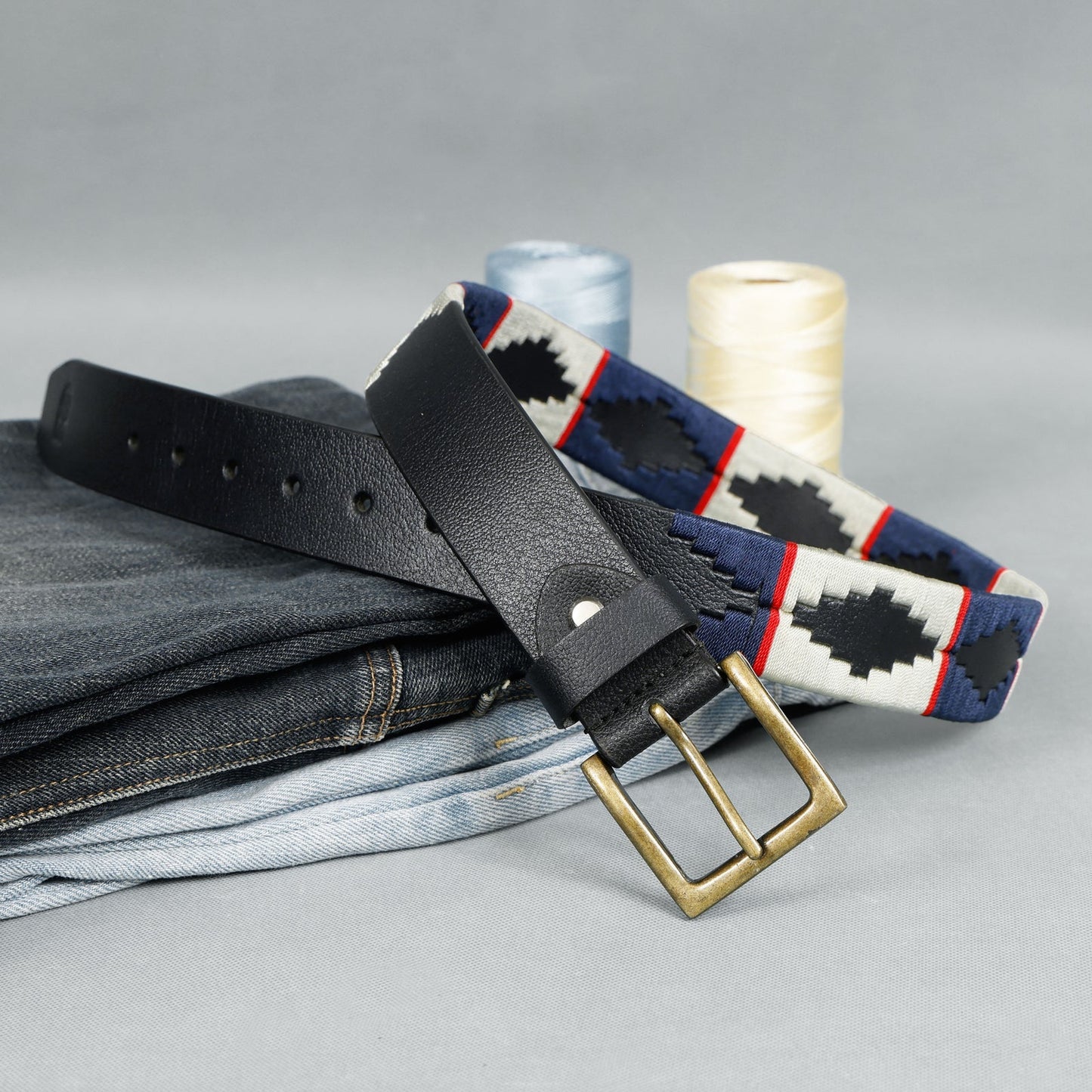 Polo Belt – Black Leather