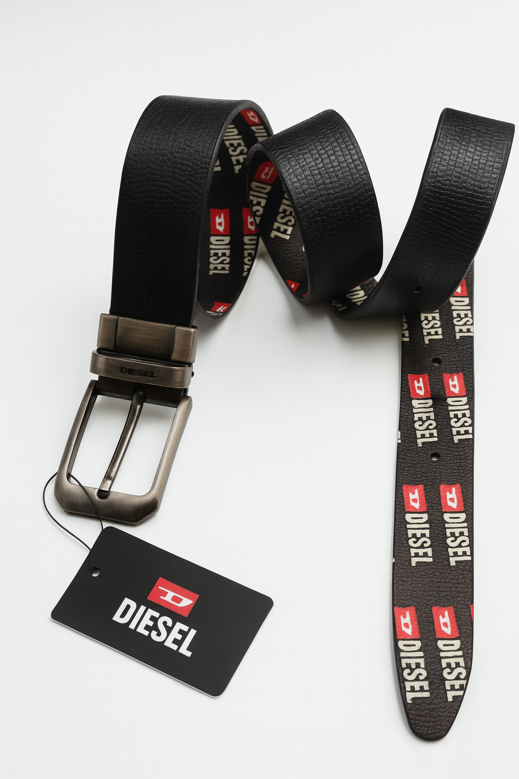 Diesel 2 in 1 Reversible Premium Leather Belt