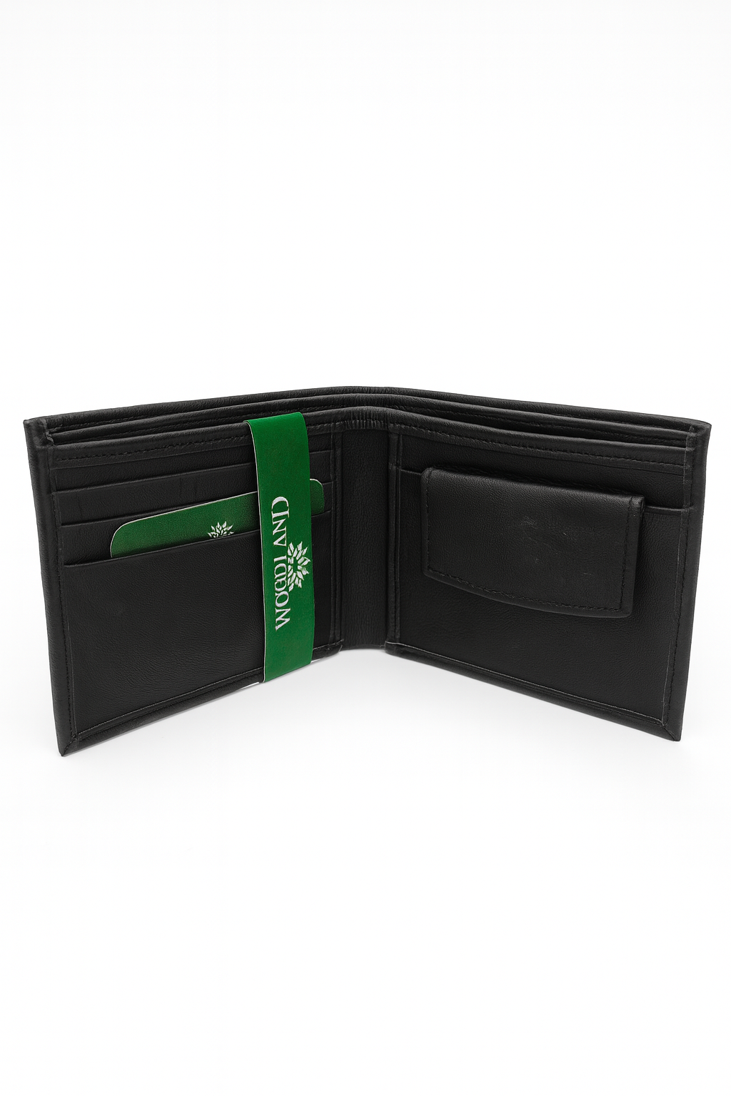 Woodland Premium Black Leather Wallet