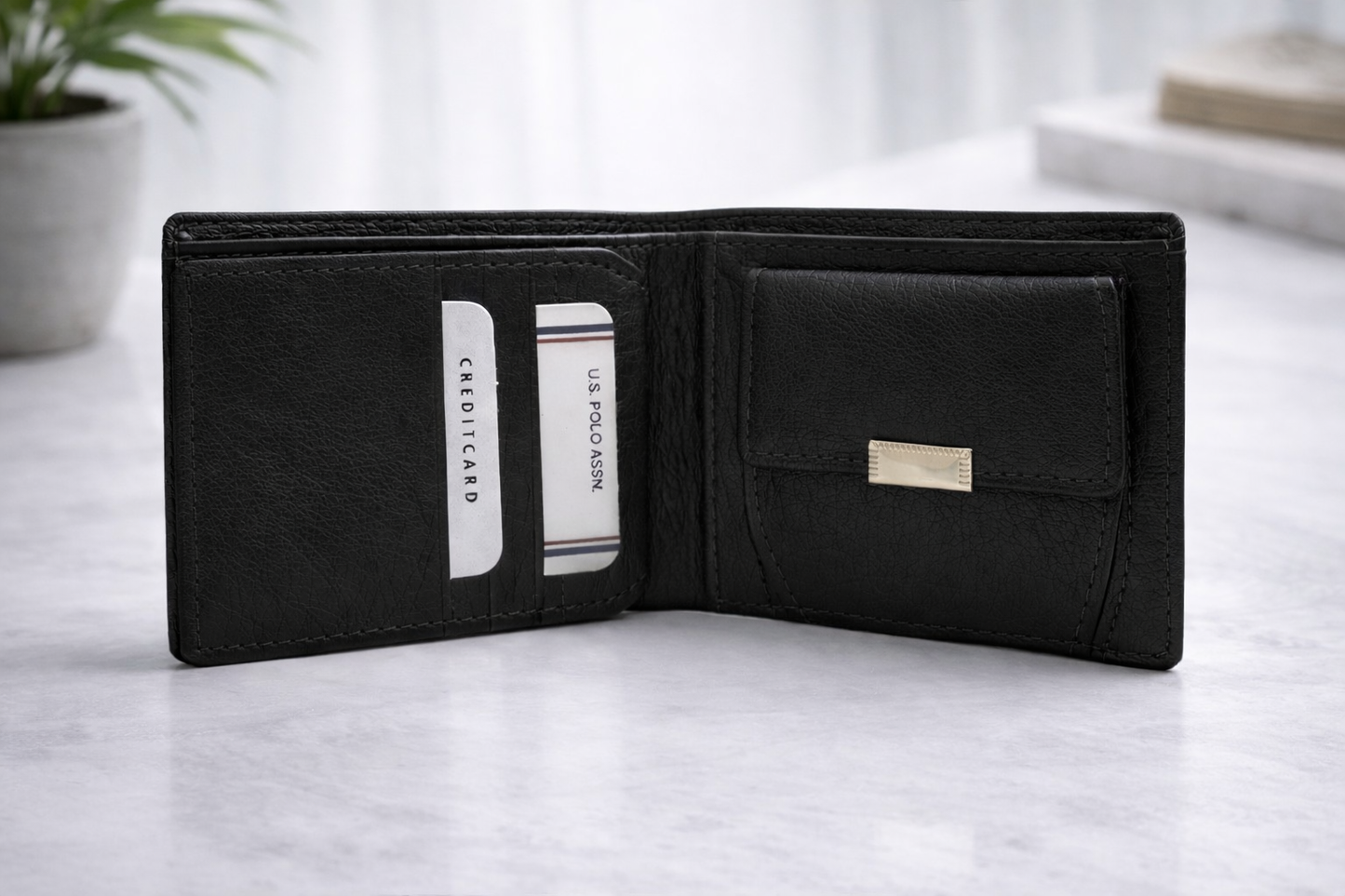 U.S. Polo Assn. Men’s Premium Black Wallet