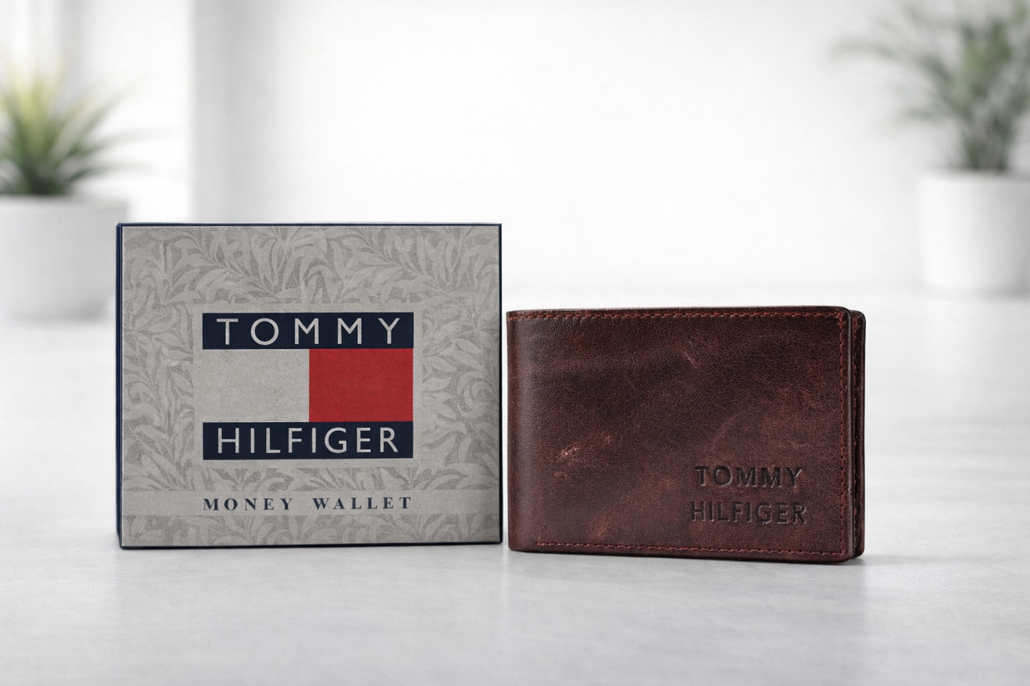 Tommy Hilfiger Premium Leather Wallet – Brown