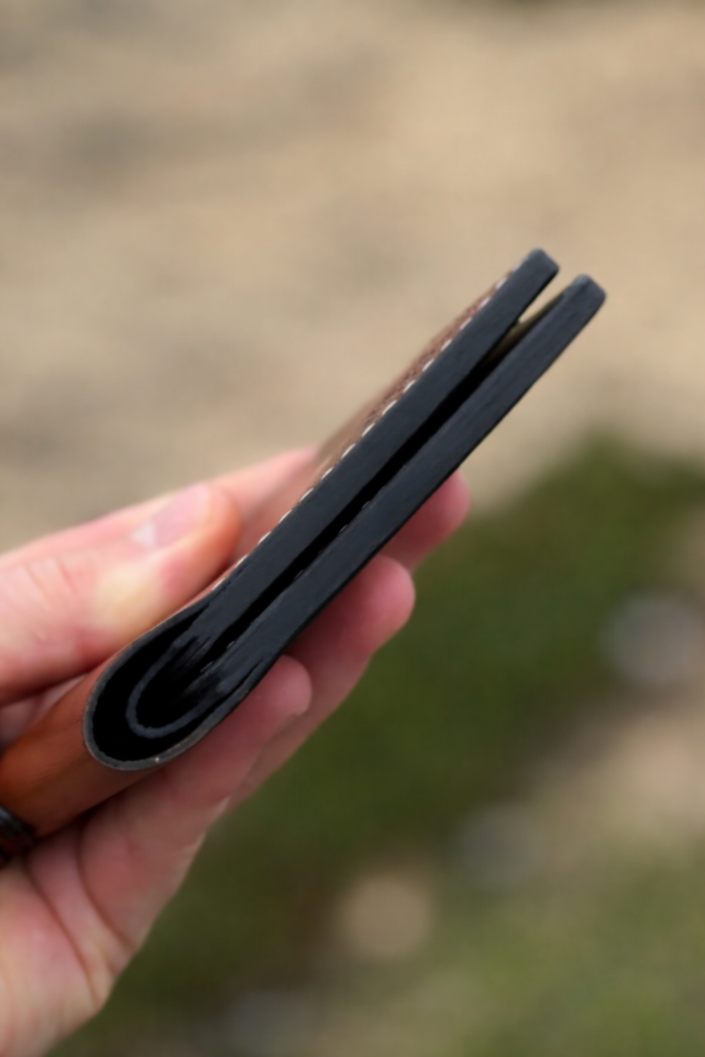 Premium leather wallet with Eagle Embossing