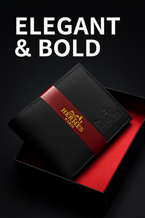 HERMES PARIS Leather Wallet