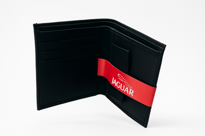 Jaguar Premium Black Leather Wallet