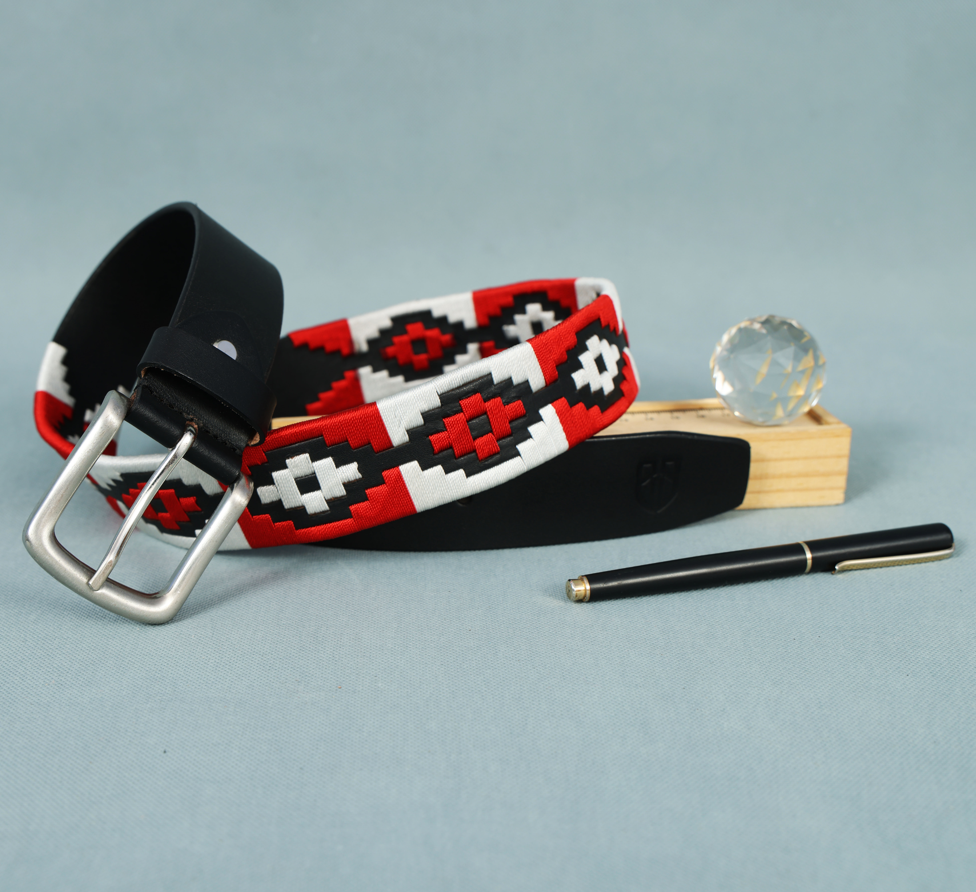 Polo Belt – Black Leather