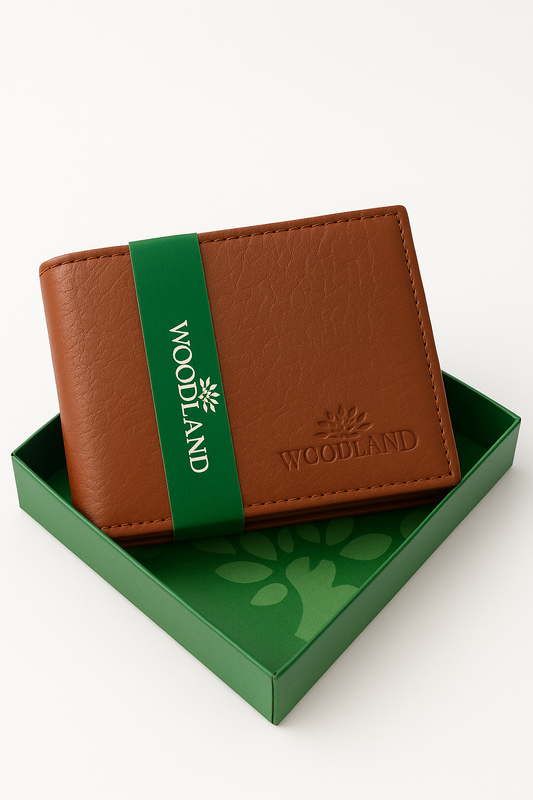 Woodland Classic Brown Leather Wallet