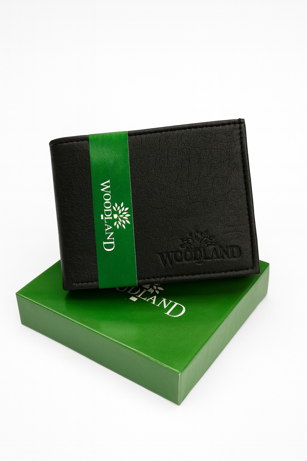 Woodland Premium Black Leather Wallet