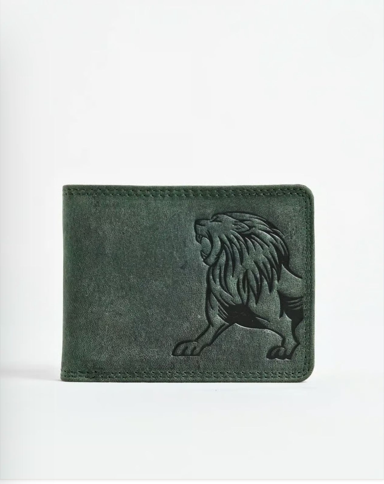 Deer Embossed Genuine Leather Wallet