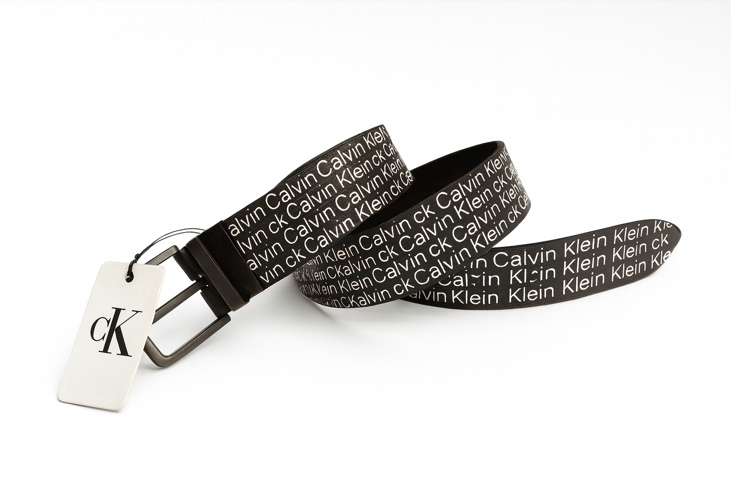 Calvin Klein 2 in 1 Reversible Printed Leather Belt