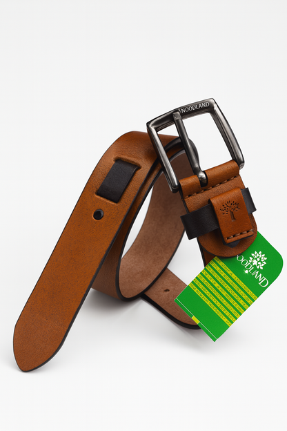Woodland Inspired Premium Brown Leather Belt
