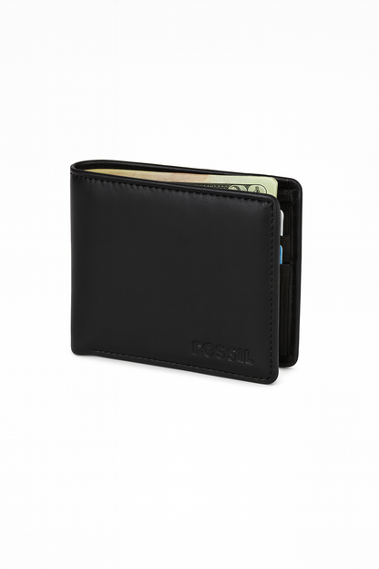 Quality Fossil – Premium Black Leather Wallet