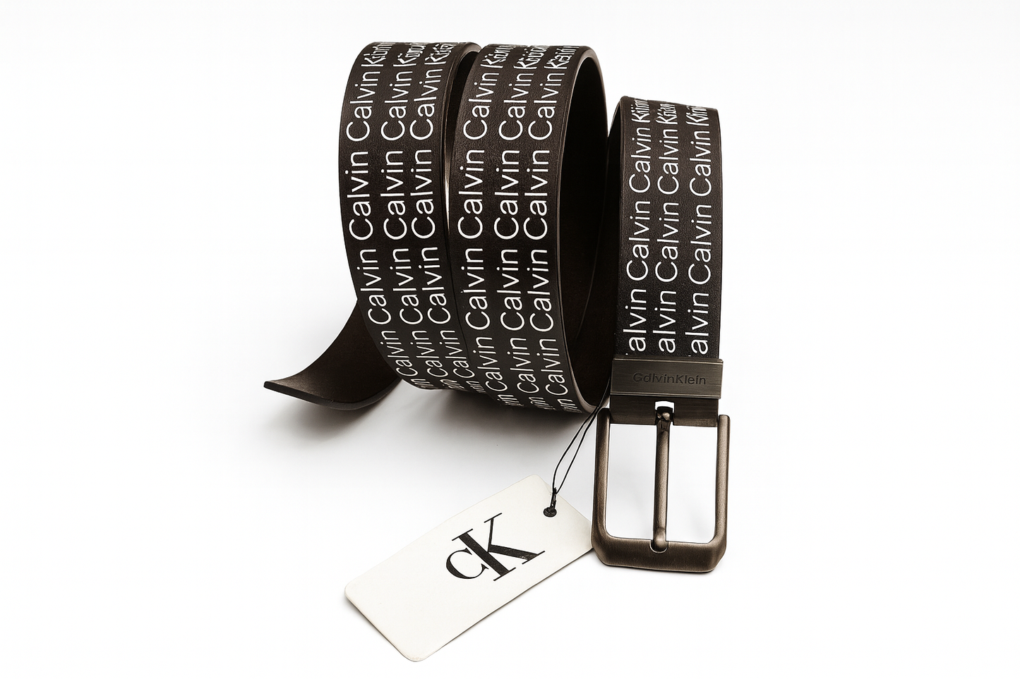 Calvin Klein 2 in 1 Reversible Printed Leather Belt