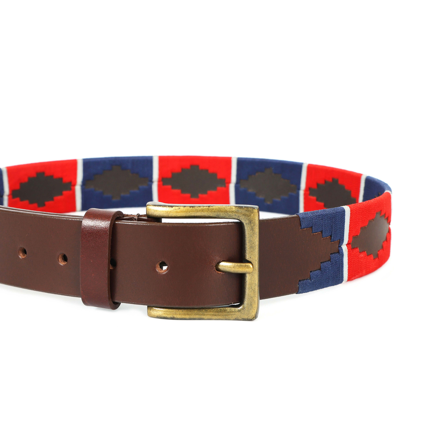 Meridian Full-Grain Polo Belt – Brown Leather