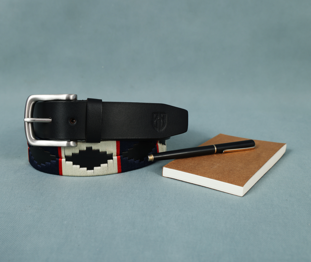 Polo Belt – Black Leather