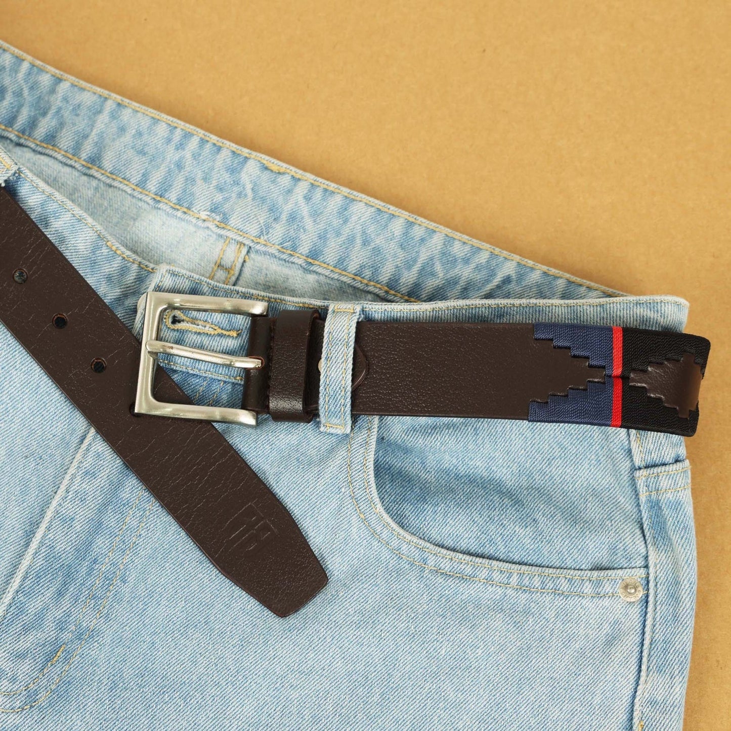 Harrington Full-Grain Polo Belt – Black Leather