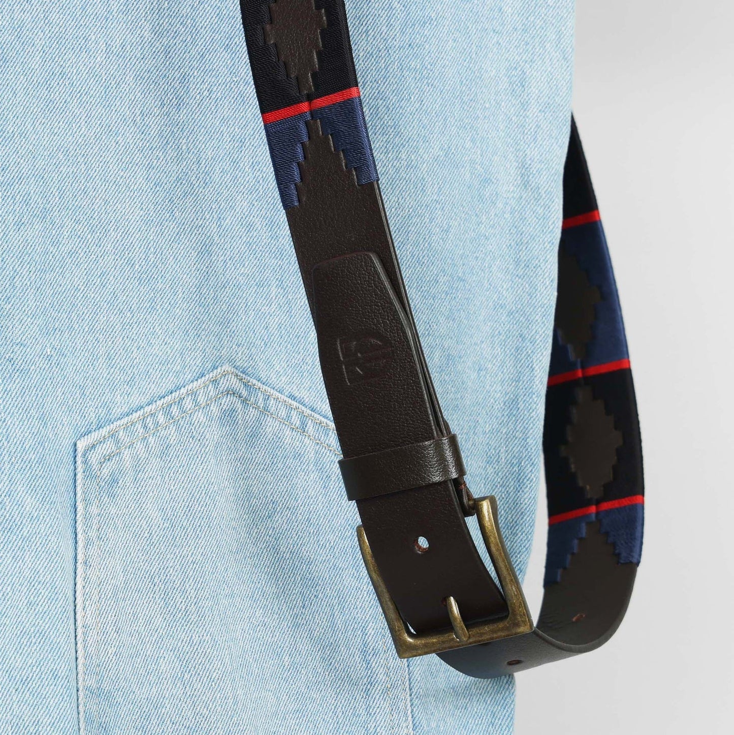 Harrington Full-Grain Polo Belt – Black Leather