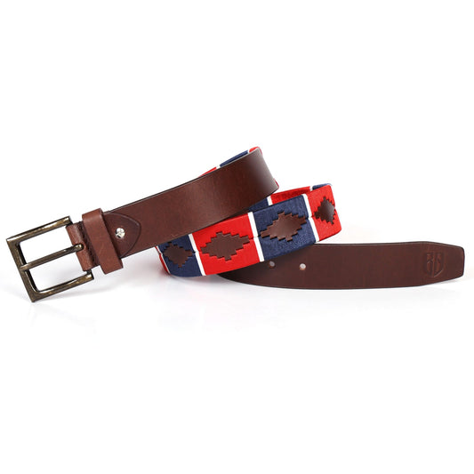 Meridian Full-Grain Polo Belt – Brown Leather