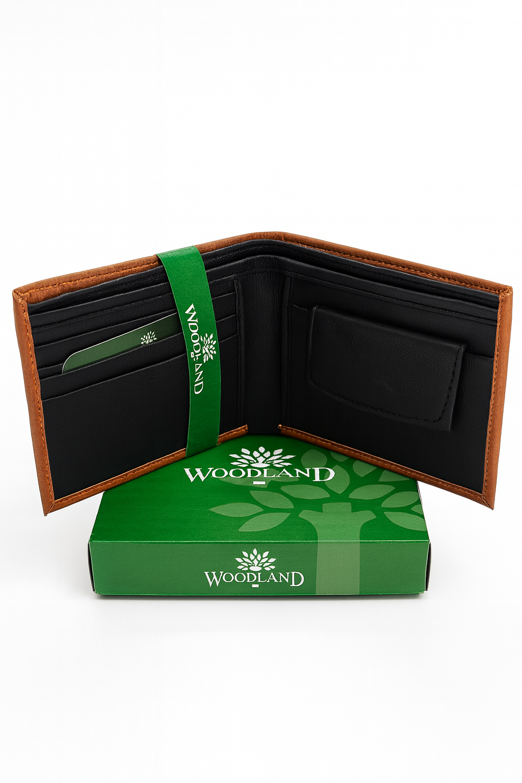 Woodland Classic Brown Leather Wallet