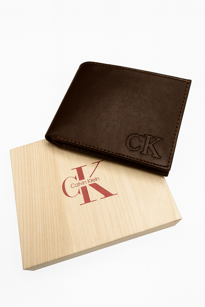Calvin Klein Premium Leather Wallet – Stylish, Slim & Durable