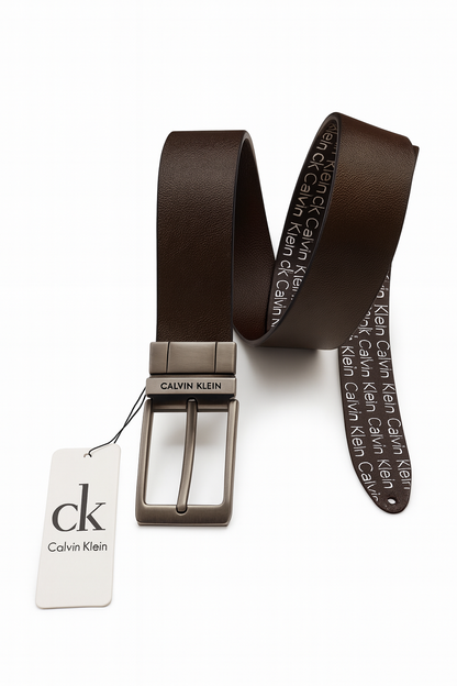 Calvin Klein 2 in 1 Reversible Printed Leather Belt