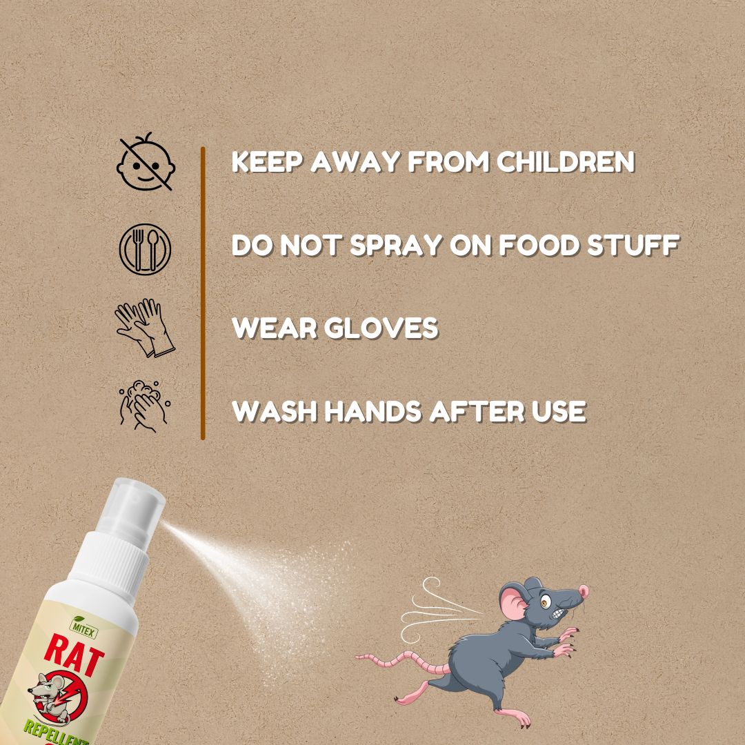 Rat Repellent Spray  Safe , Effective , and Eco friendly