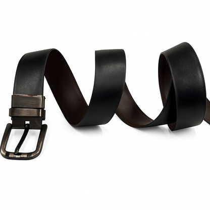Premium Black Leather Belt for Men