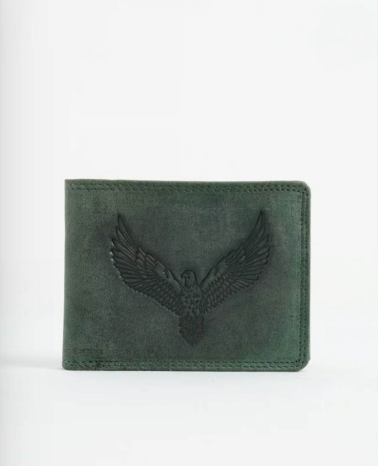 Deer Embossed Genuine Leather Wallet