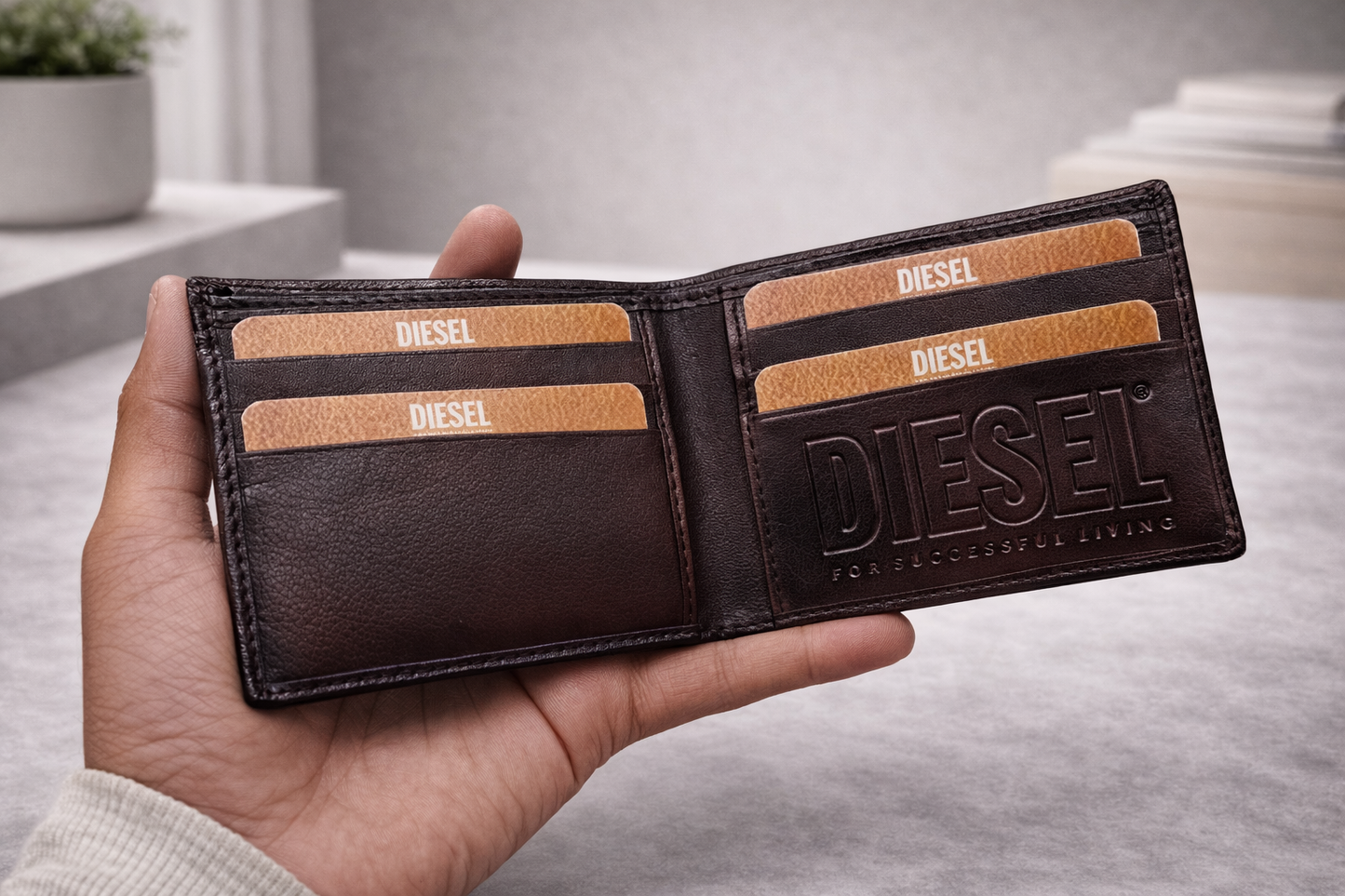 Diesel Premium Leather Wallet for Men
