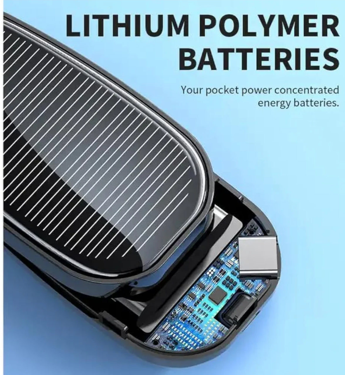 Mini Portable Solar Power Bank – Plug