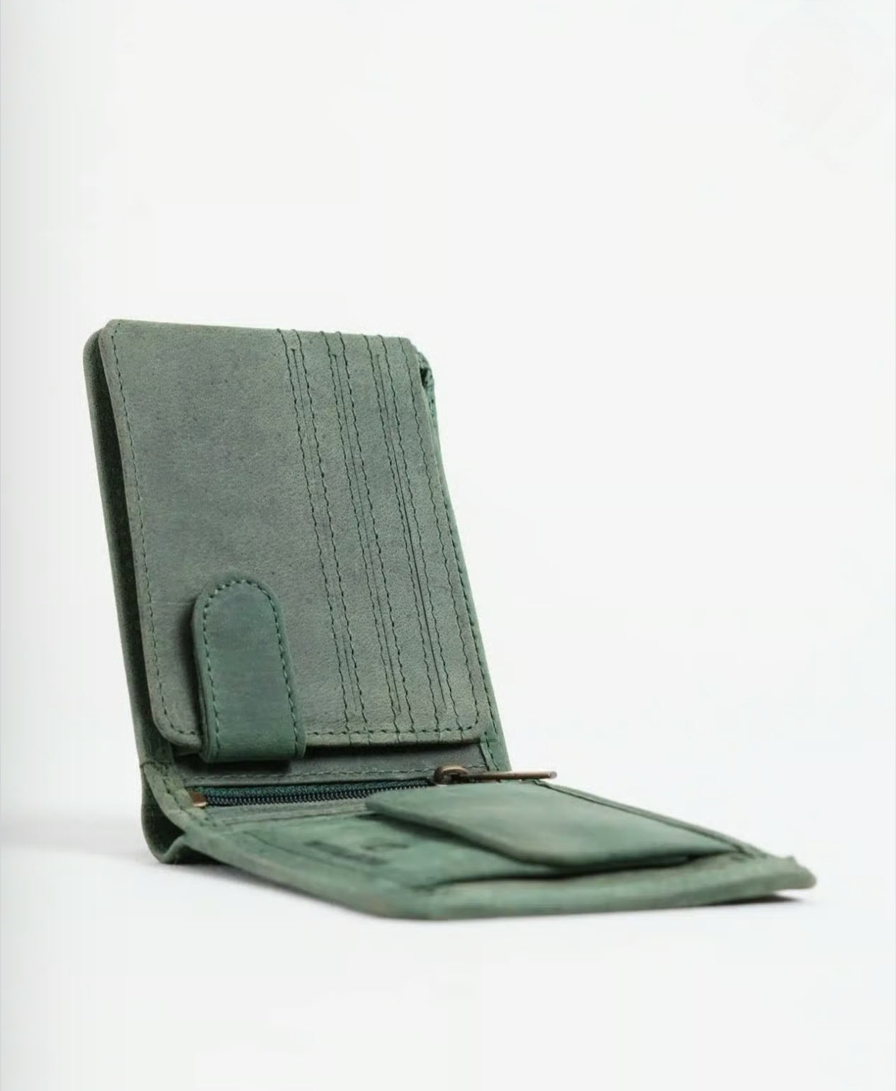 Deer Embossed Genuine Leather Wallet
