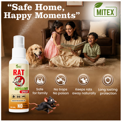Rat Repellent Spray  Safe , Effective , and Eco friendly