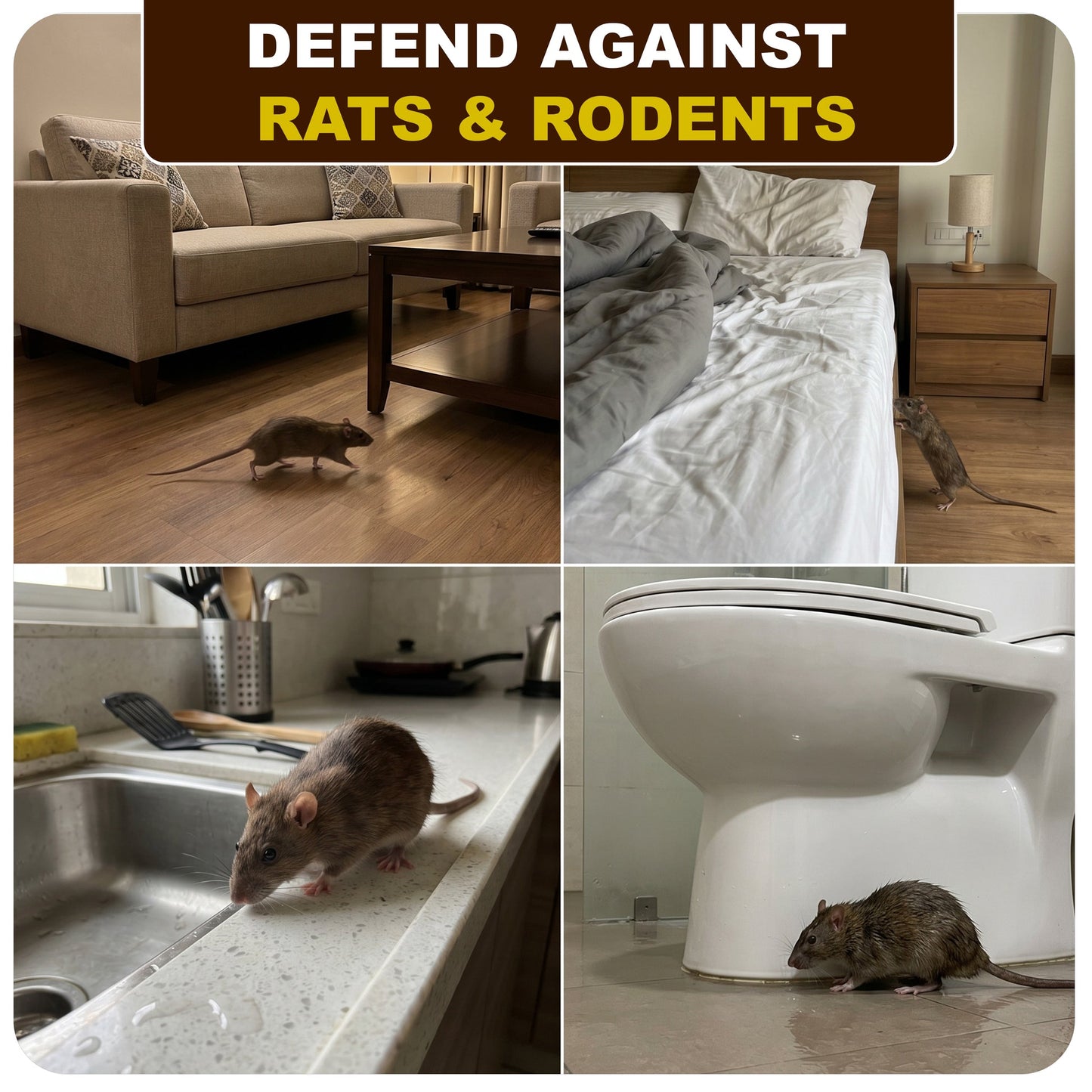 Rat Repellent Spray  Safe , Effective , and Eco friendly