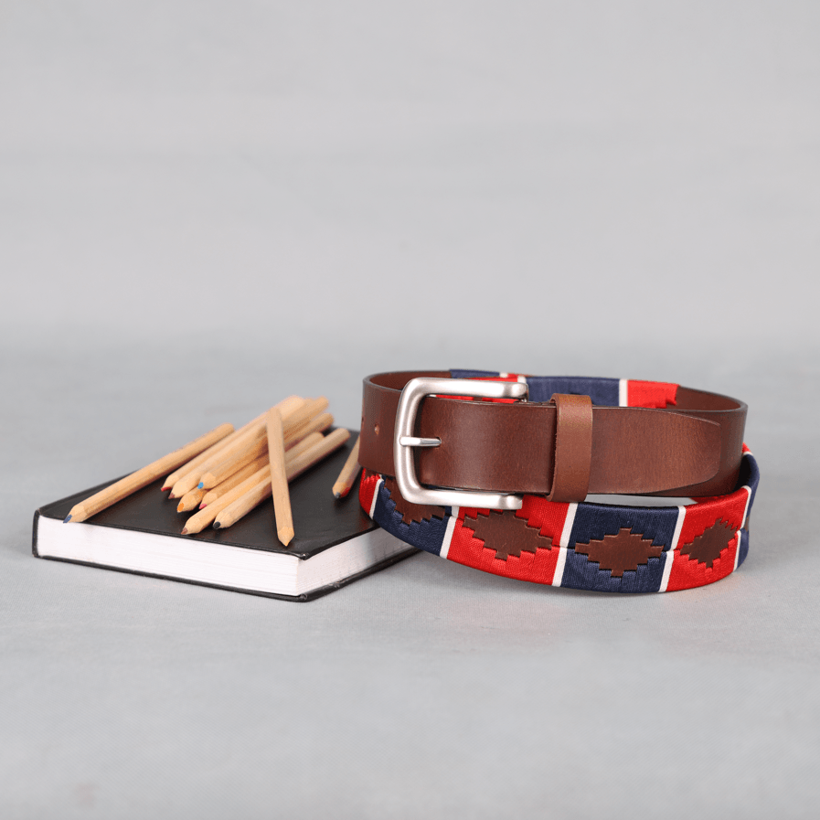 Meridian Full-Grain Polo Belt – Brown Leather