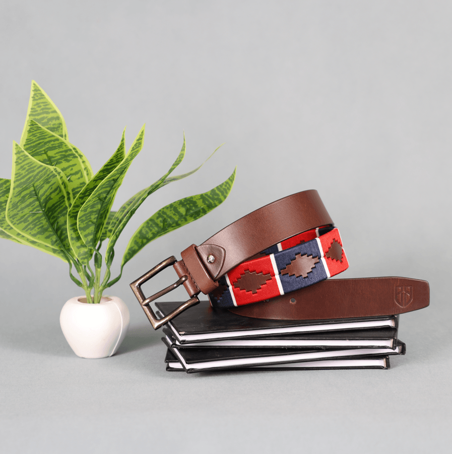 Meridian Full-Grain Polo Belt – Brown Leather