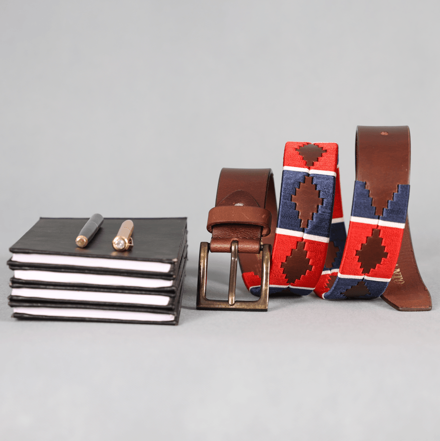 Meridian Full-Grain Polo Belt – Brown Leather