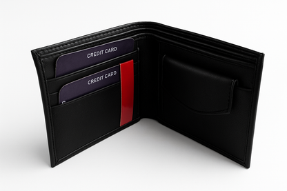 Classic Black Leather  Wallet