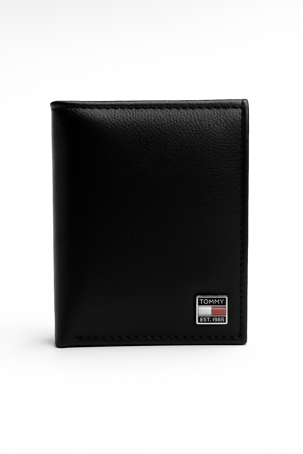 Tommy Black Genuine Leather Wallet for Men
