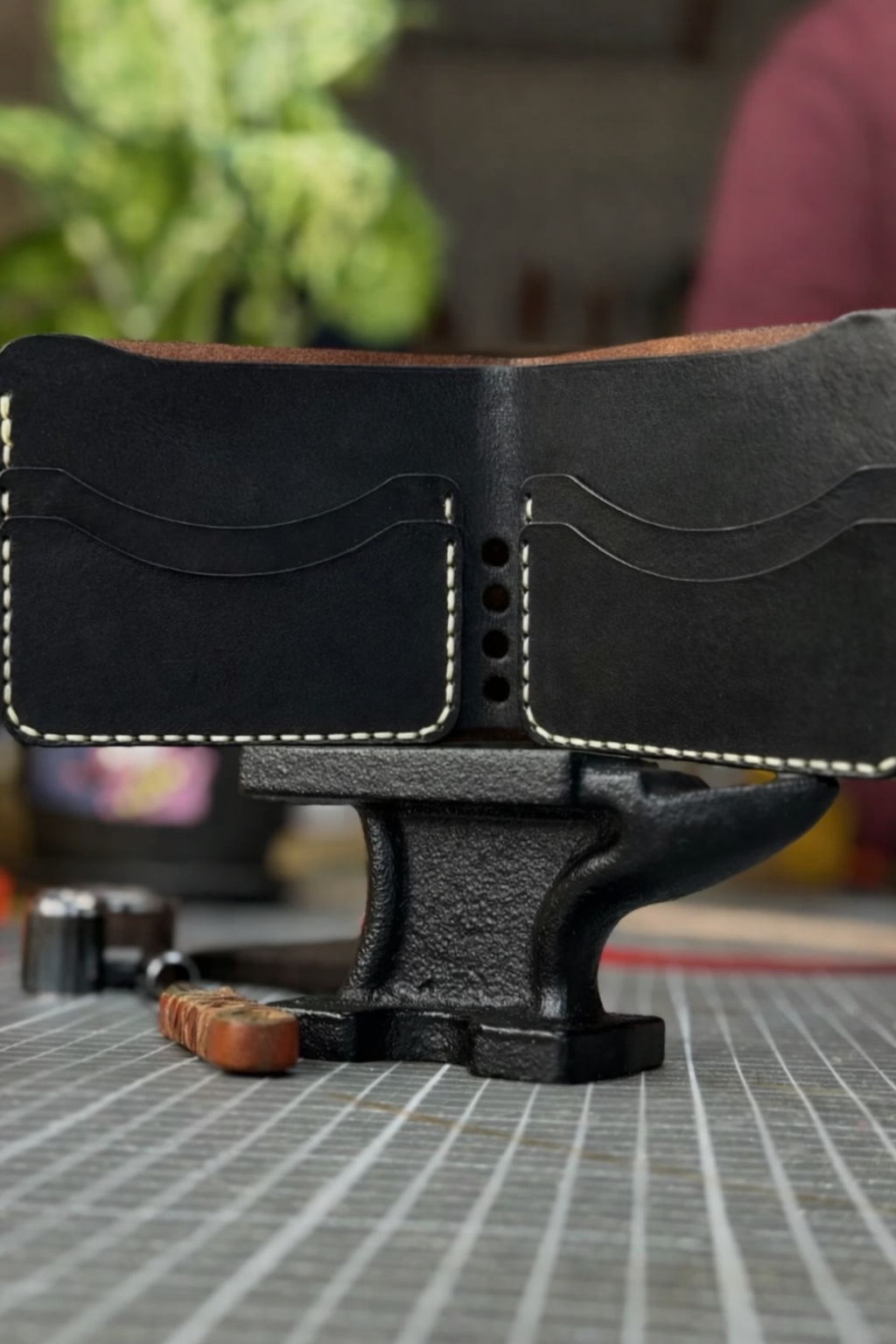 Brown premium leather wallet