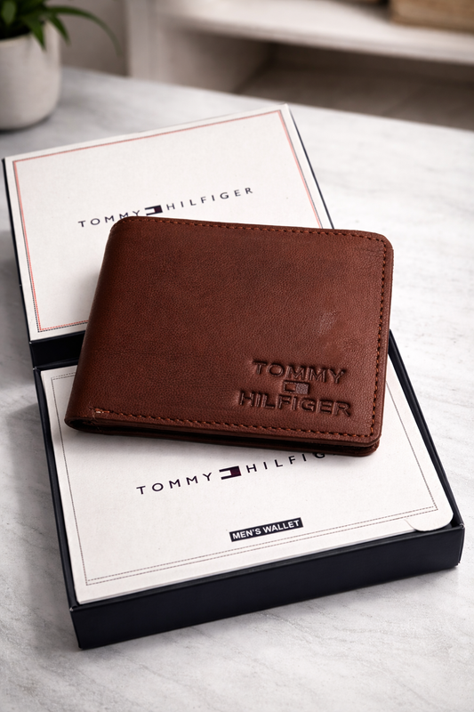 Tommy Hilfiger Premium Leather  Brown Wallet