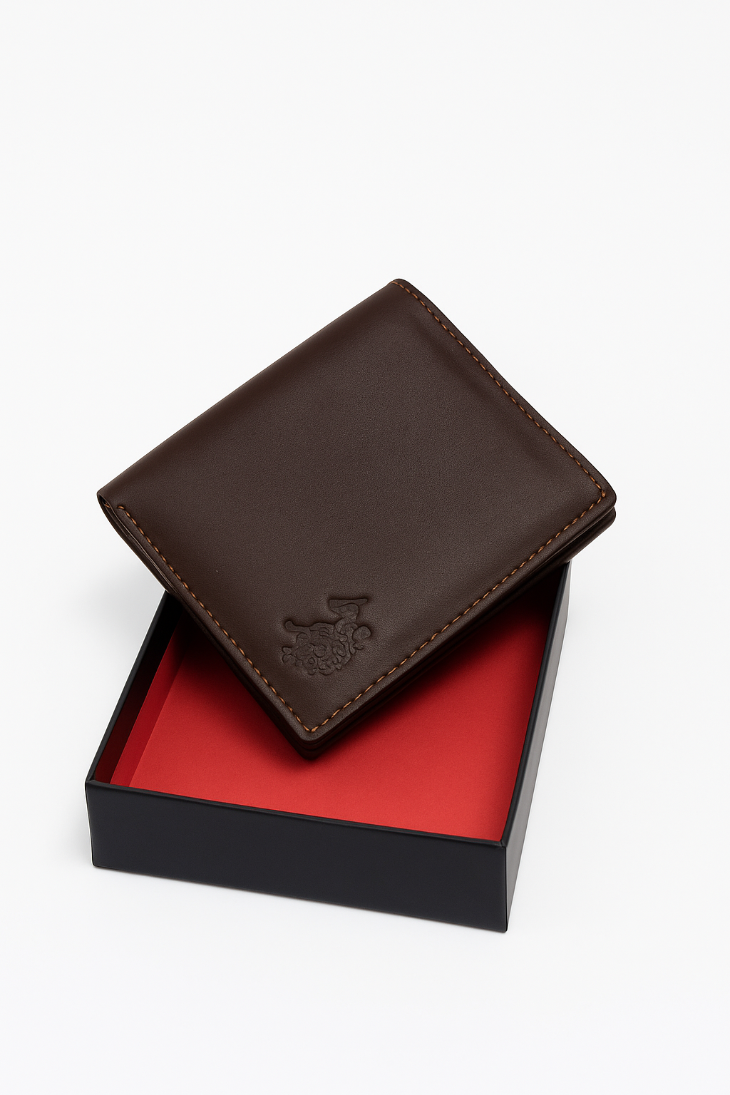 U.S. Polo Assn. Brown Genuine Leather Wallet for Men