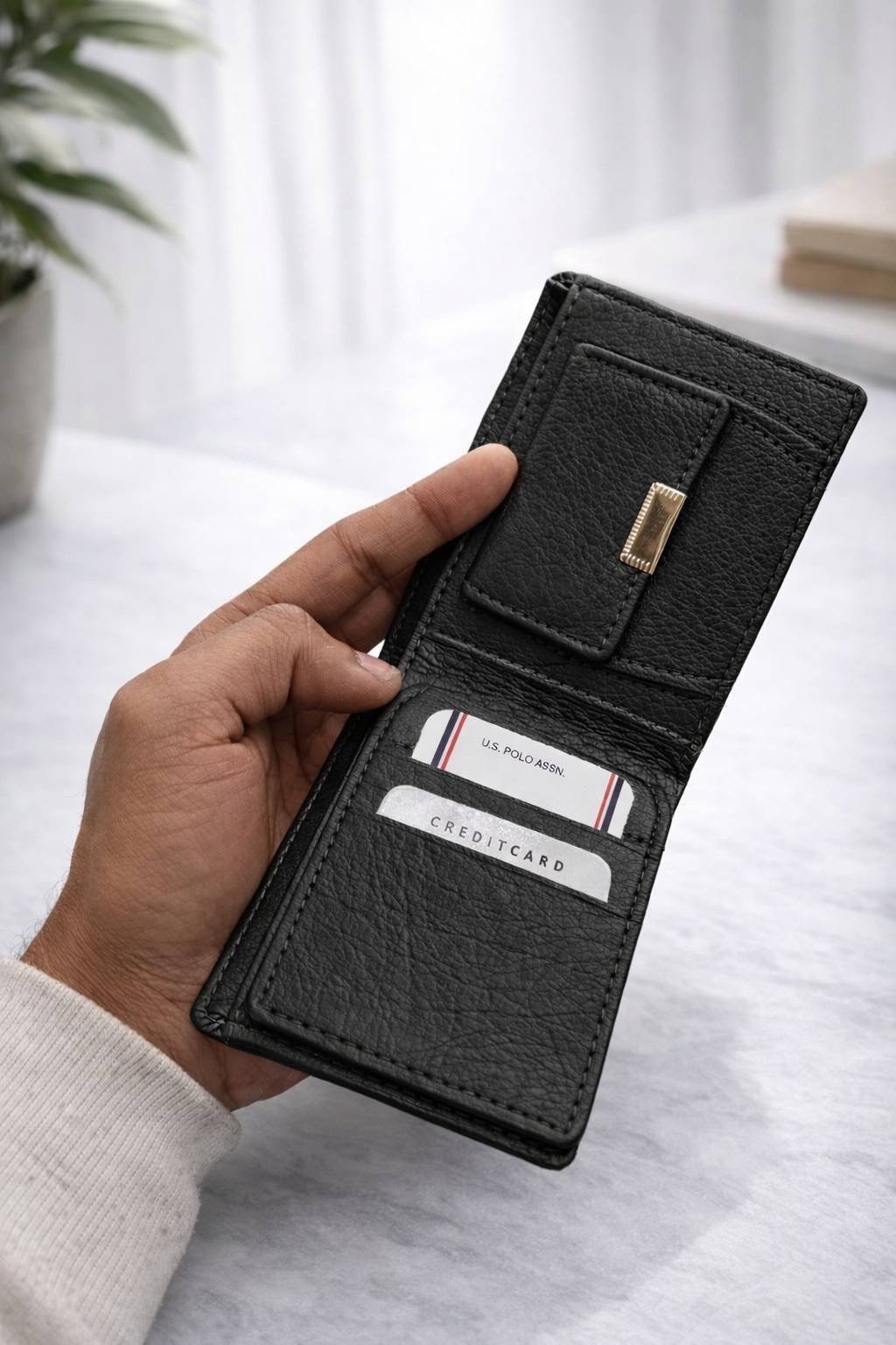 U.S. Polo Assn. Men’s Premium Black Wallet