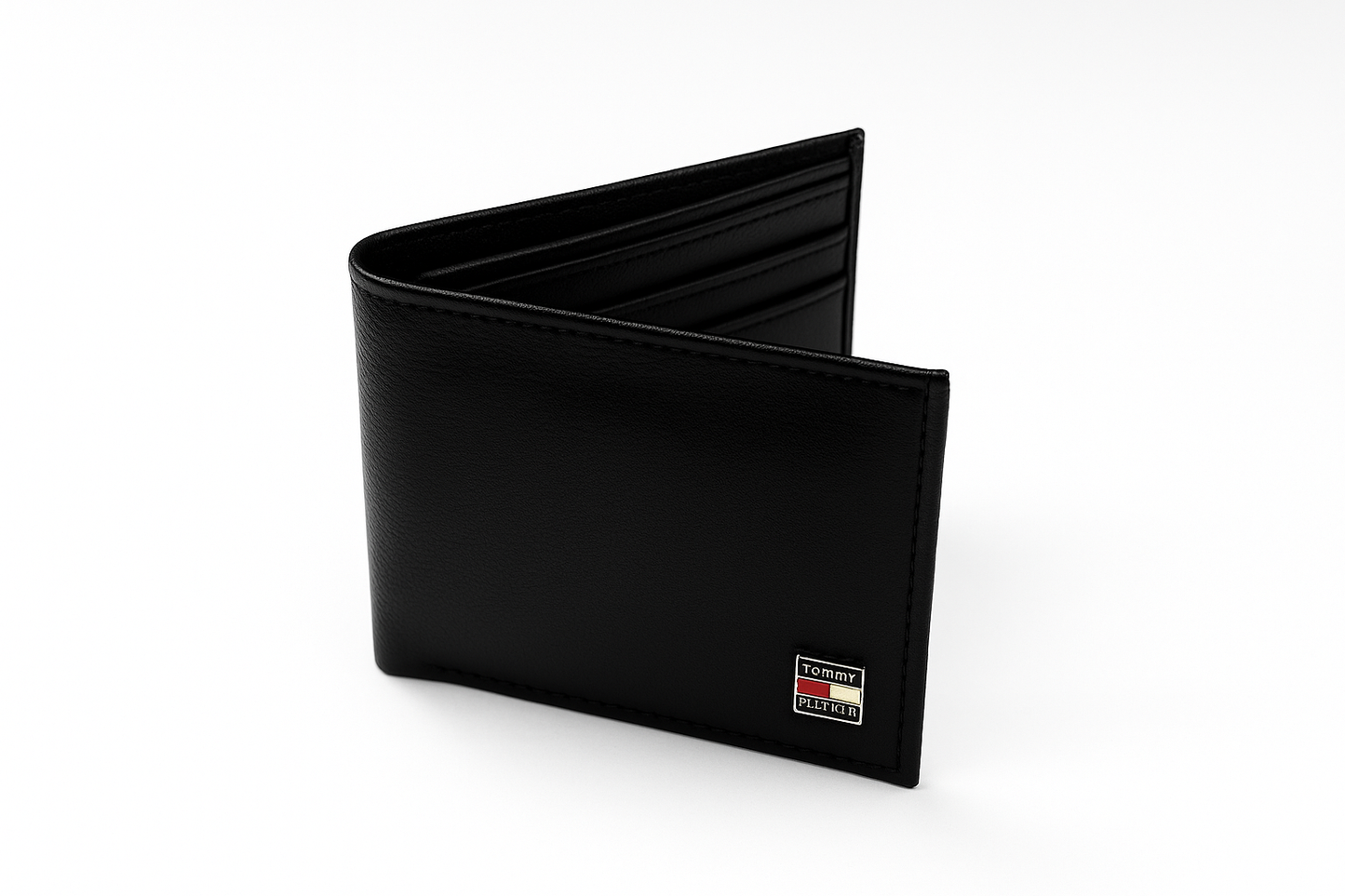 Tommy Black Genuine Leather Wallet for Men