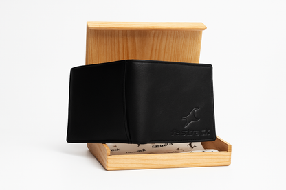 Fastrack Premium Black Leather Wallet for Men