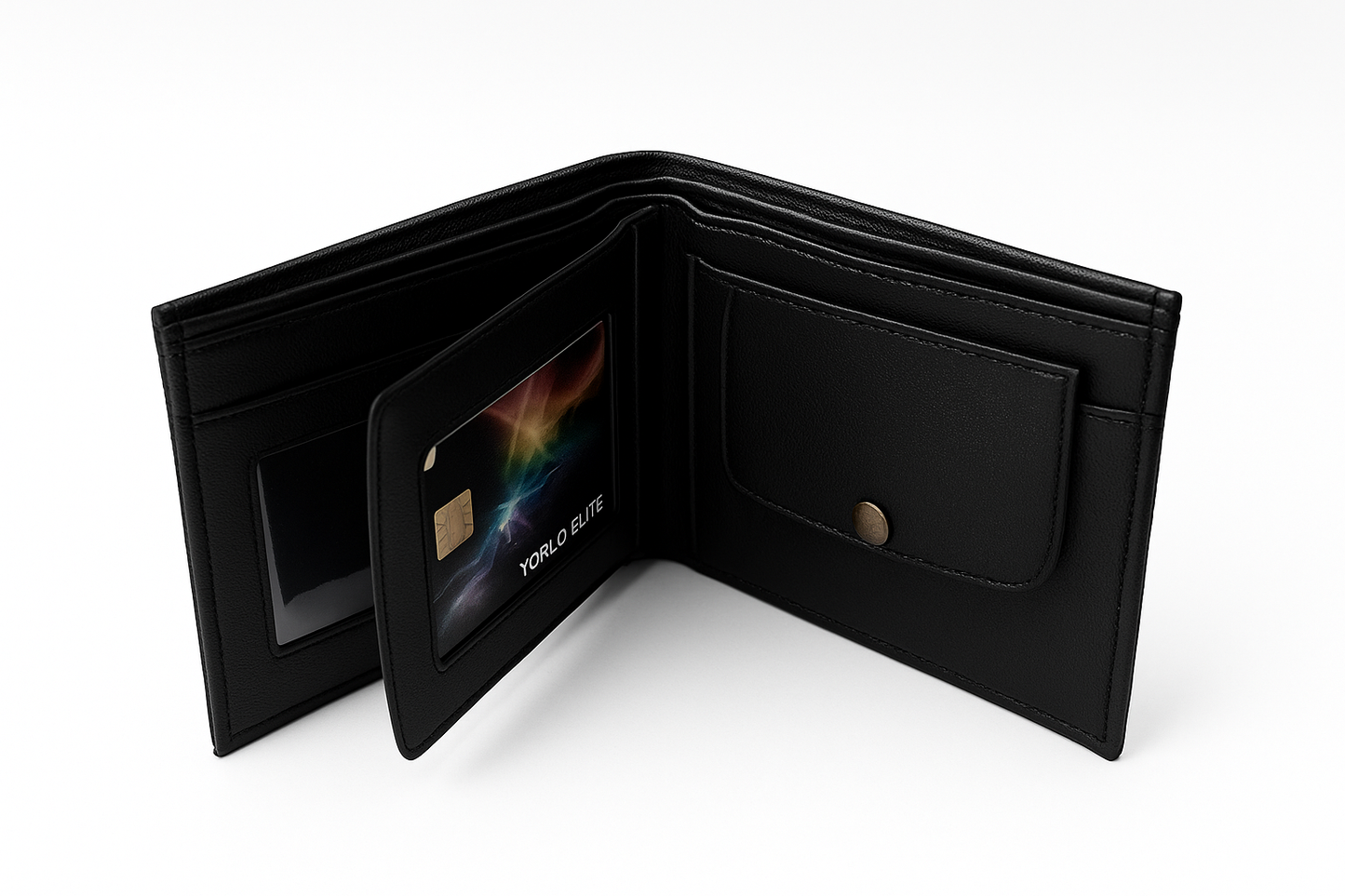 Tommy Black Genuine Leather Wallet for Men