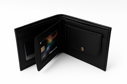 Tommy Black Genuine Leather Wallet for Men