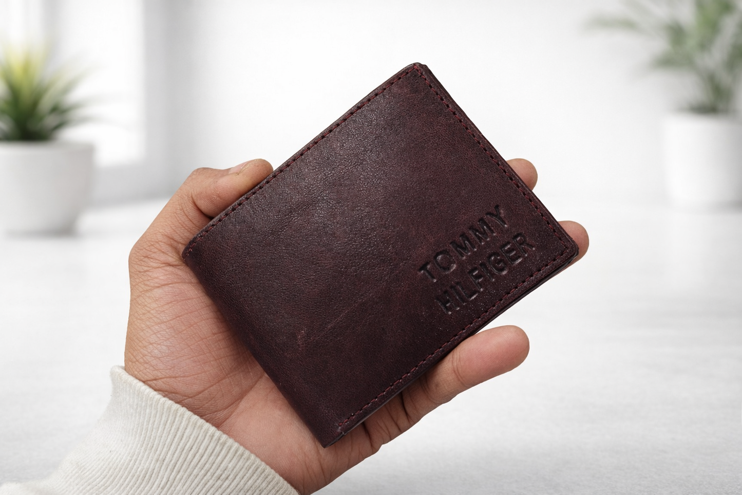 Tommy Hilfiger Premium Leather Wallet – Brown