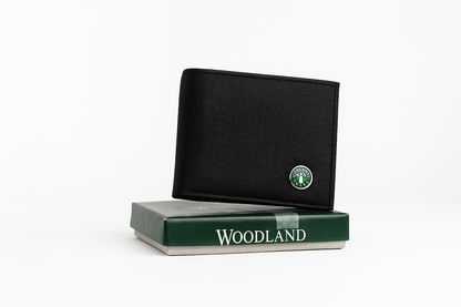 Woodland Black Genuine Leather Wallet for Men